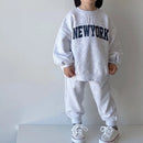 Letter Printed Toddler Sweatshirt + Trousers Clothing Set childrensterritory