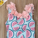 Baby/Kids Girls Watermelon Print Swimwear