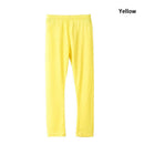 Kids Girls Candy Color Soft Elastic Cotton Leggings/Trousers childrensterritory