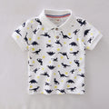 High Quality Printed Polo Cotton T-Shirts for Toddler Boys childrensterritory