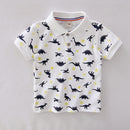 High Quality Printed Polo Cotton T-Shirts for Toddler Boys childrensterritory