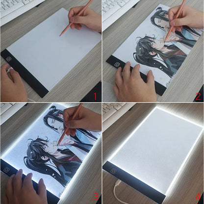 A4 Level Dimmable Led Drawing Pad Creative Gifts For Children childrensterritory
