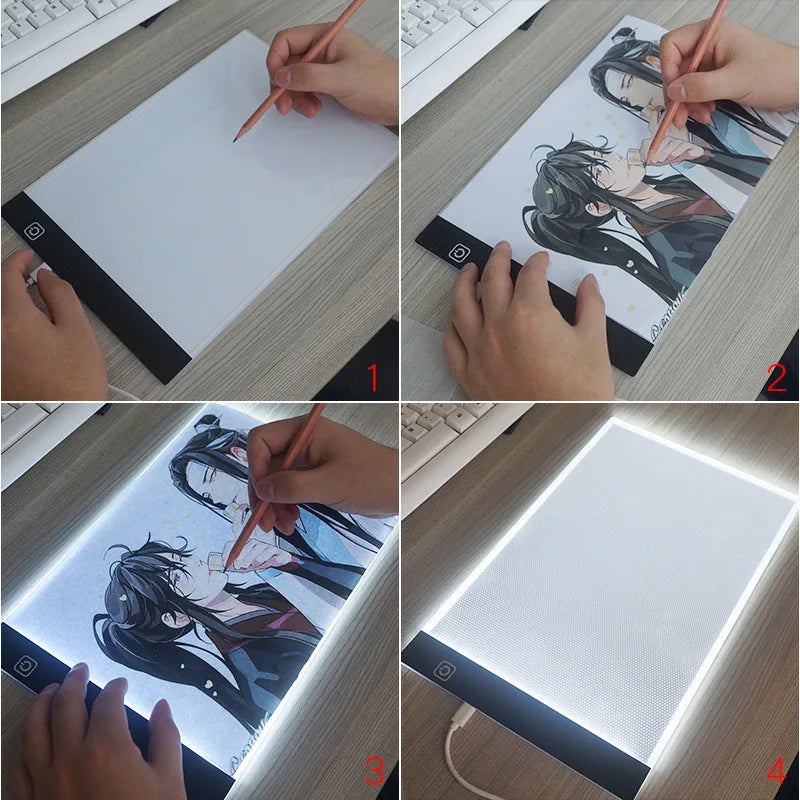Kids A4 Level Led Drawing Pad Educational Toy