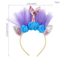 Mermaid Tail Party Headband Photo Props for Girls childrensterritory