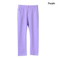 Kids Girls Candy Color Soft Elastic Cotton Leggings/Trousers childrensterritory