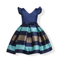 Kids Girls Striped Party Dresses/Princess Costume childrensterritory