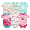 6Pcs/Lot Cartoon Design Soft Cotton Baby Rompers childrensterritory