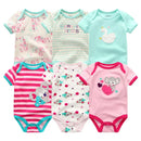 6Pcs/Lot Cartoon Design Soft Cotton Baby Rompers childrensterritory