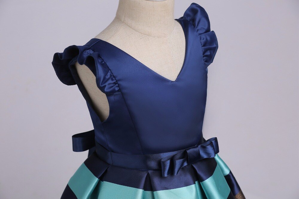 Kids Girls Striped Party Dresses/Princess Costume childrensterritory