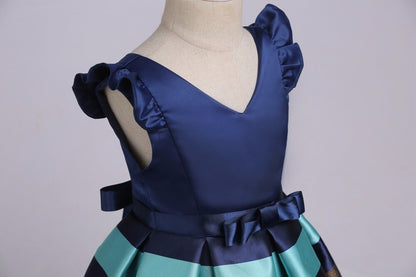 Kids Girls Striped Party Dresses/Princess Costume childrensterritory