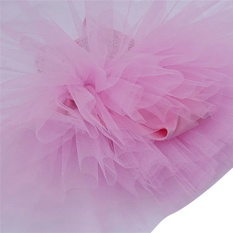 Kids Girls Sequin Tulle Ballet Dresses childrensterritory