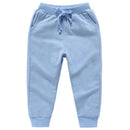 Warm Solid Pattern Casual Cotton Sports Pants for Kids childrensterritory