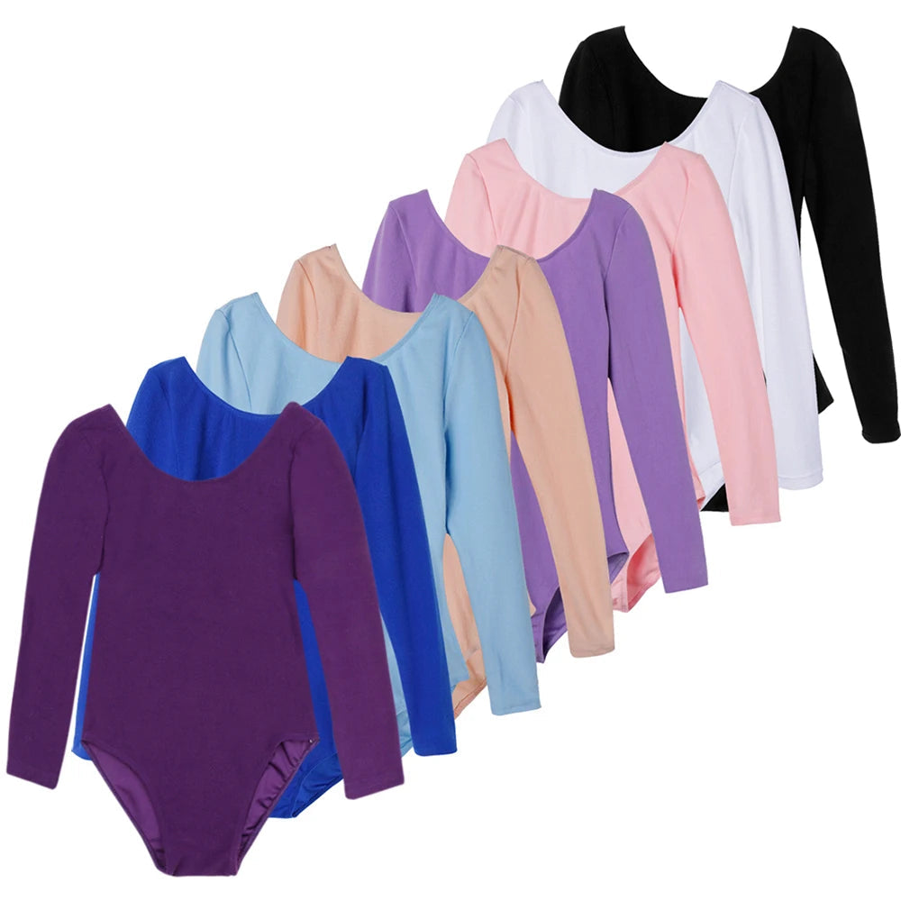 Kids Long Sleeve Ballet Costumes/Dancerwear for Girls