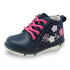 PU Leather Ankle Boots with Flower Pattern for Kids Girls childrensterritory