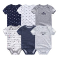 6Pcs/Lot Cartoon Design Soft Cotton Baby Rompers childrensterritory