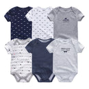 6Pcs/Lot Cartoon Design Soft Cotton Baby Rompers childrensterritory