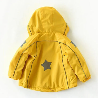 Double-Deck Windproof Inner Polar Fleece Kids Jacket childrensterritory