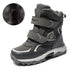 Boys Classic Style Hooks And Loops Leather Snow Boots childrensterritory