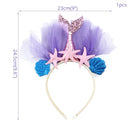 Mermaid Tail Party Headband Photo Props for Girls childrensterritory