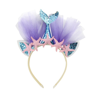 Mermaid Tail Party Headband Photo Props for Girls childrensterritory