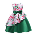 Kids Girls Elegant Flower Design Luxury Flower Girl Dresses childrensterritory