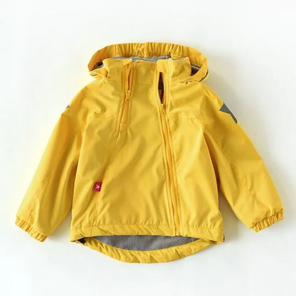 Double-Deck Windproof Inner Polar Fleece Kids Jacket childrensterritory