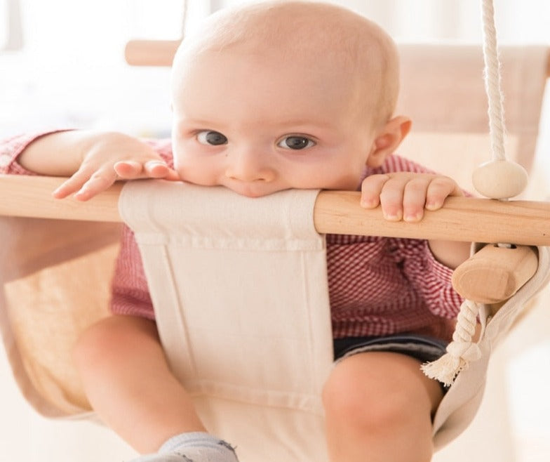 Indoor Wodden Hanging Chair Hammock for Baby childrensterritory