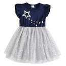 Kids Girls Unicorn Embroidery Birthday Tutu Dresses childrensterritory