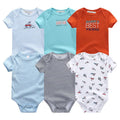 6Pcs/Lot Cartoon Design Soft Cotton Baby Rompers childrensterritory