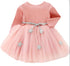 Toddler Girls Fluffy Sweater Dresses With Star Design childrensterritory