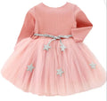 Toddler Girls Fluffy Sweater Dresses With Star Design childrensterritory
