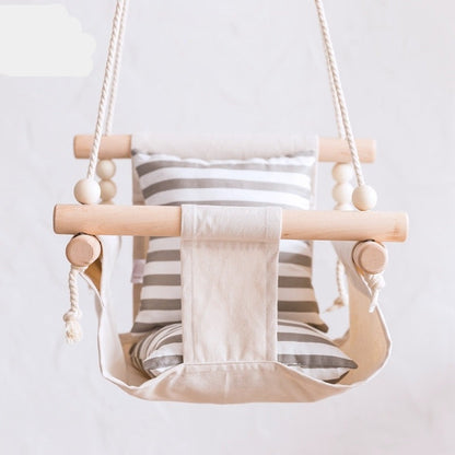 Indoor Wodden Hanging Chair Hammock for Baby childrensterritory
