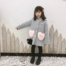 Kids Girl's Thick Warm Hooded Coat with Pockets childrensterritory