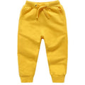 Warm Solid Pattern Casual Cotton Sports Pants for Kids childrensterritory