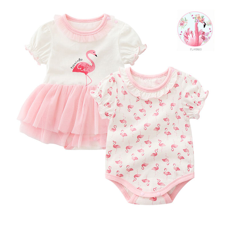 Baby Girl Pink Princess Clothing Sets for Birthday Party childrensterritory