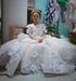 3D Floral Appliques Tulle Pageant Gowns for Kids Girls childrensterritory