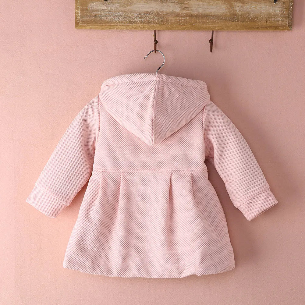 Toddler Girl Warm Fleece Hooded Snow Jacket