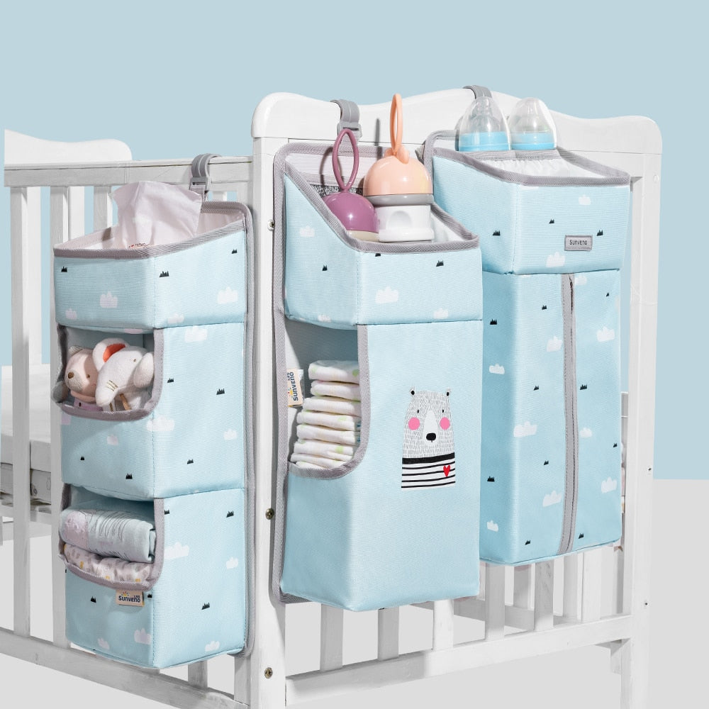 Hanging Crib Organizer for Baby Essentials childrensterritory