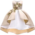 Kids Girls Elegant Flower Design Luxury Flower Girl Dresses childrensterritory