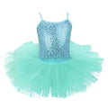 Kids Girls Sequin Tulle Ballet Dresses childrensterritory