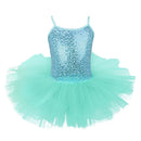 Kids Girls Sequin Tulle Ballet Dresses childrensterritory