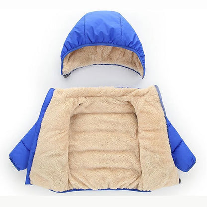 Baby/Kids Warm Plush Thicken Fur Hooded Jackets childrensterritory