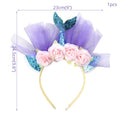 Mermaid Tail Party Headband Photo Props for Girls childrensterritory
