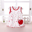 Baby Girl Floral and Cartoon Print Summer Cotton Dresses childrensterritory
