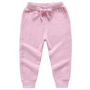 Warm Solid Pattern Casual Cotton Sports Pants for Kids childrensterritory