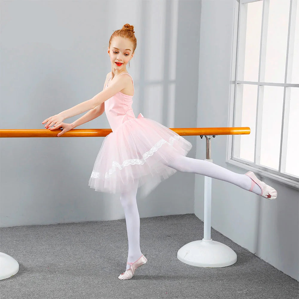 Kids Girls Lace Design Ballet Tutu Dresses/Leotards childrensterritory