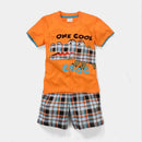 Kids Boys Cartoon Letter Design T-Shirt and Pant Suit childrensterritory