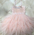 Kids Girls Elegant Feather Tassels Wedding Party Dresses childrensterritory