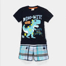 Kids Boys Cartoon Letter Design T-Shirt and Pant Suit childrensterritory