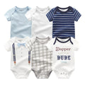 6Pcs/Lot Cartoon Design Soft Cotton Baby Rompers childrensterritory